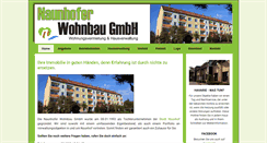 Desktop Screenshot of naunhofer-wohnbau.de